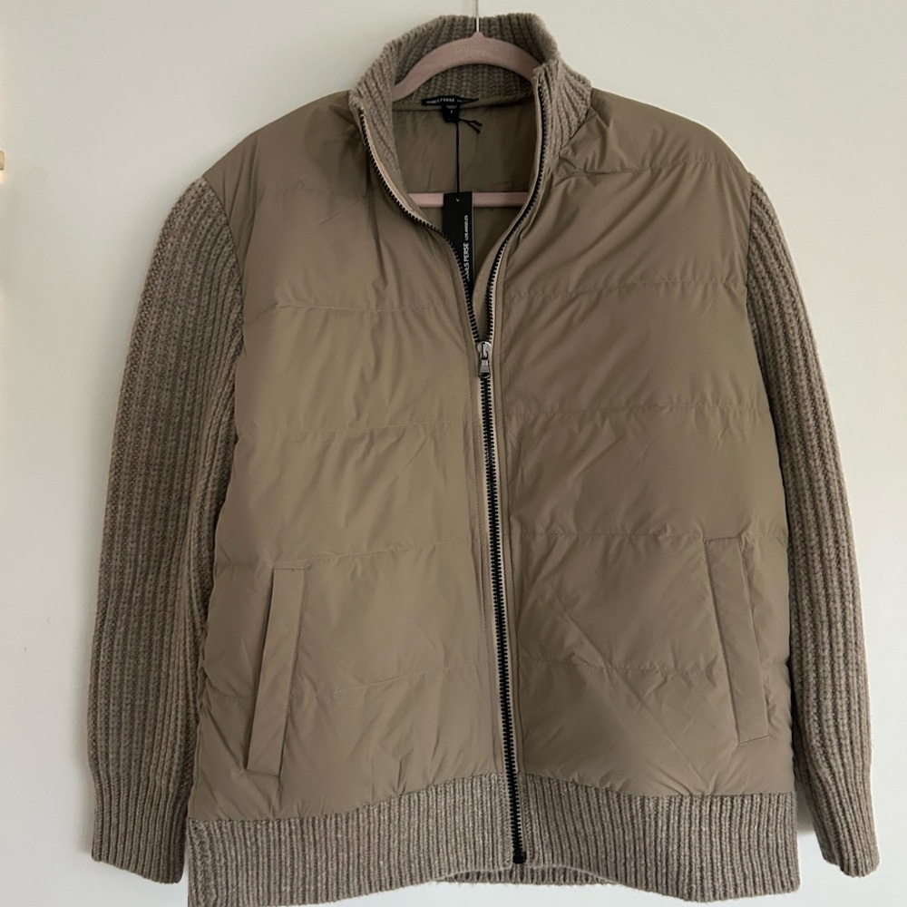 James Perse puffer cardigan (new - with tags)